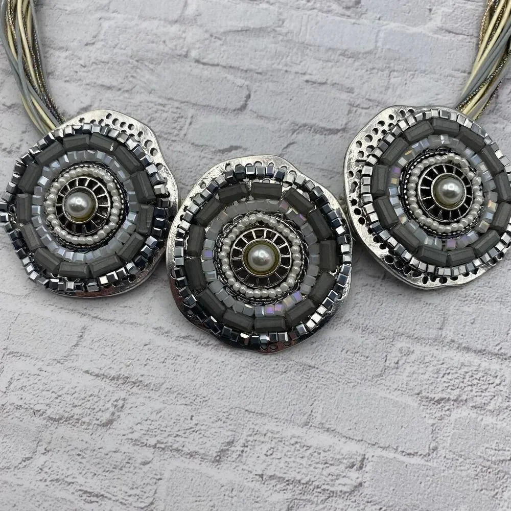 Amrita Singh Azar Artsy Statement Necklace